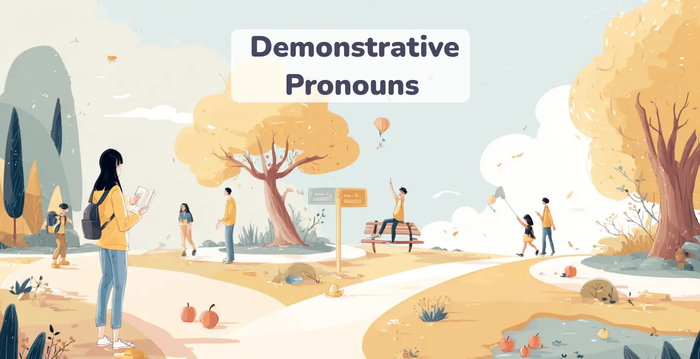 Demonstrative pronouns in English