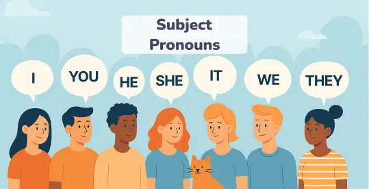 Subject pronouns in English 1