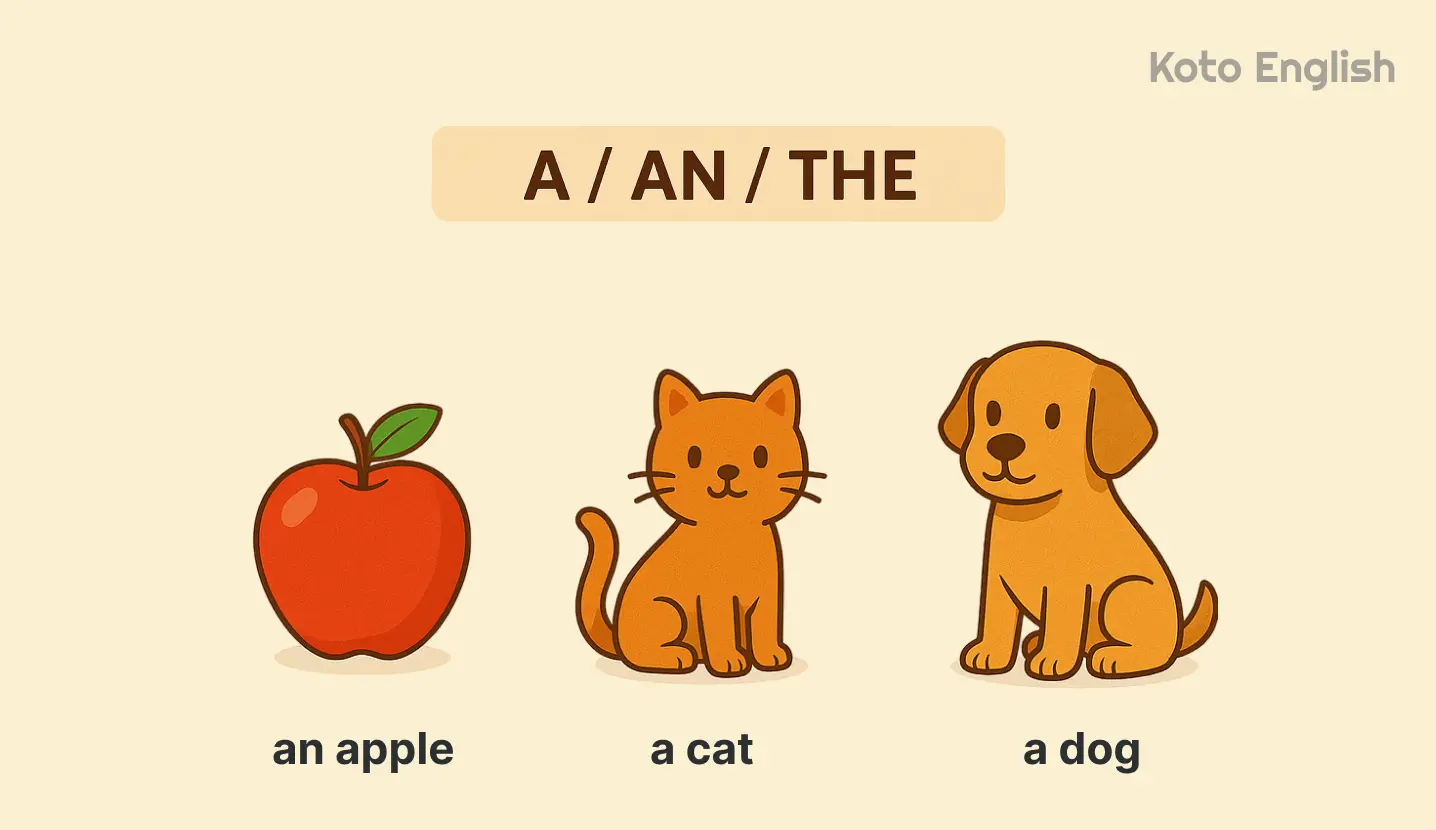 Basic rules for singular nouns