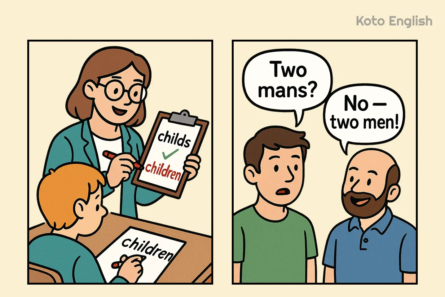 Common mistakes in Plural