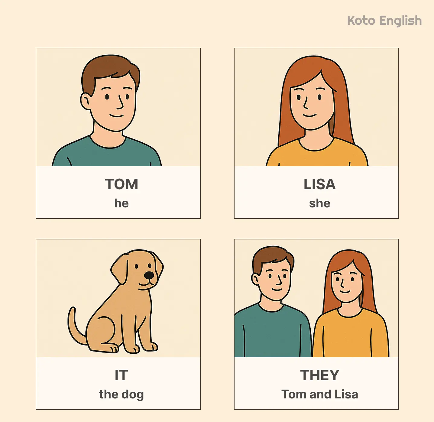 Types of Third Person Pronouns