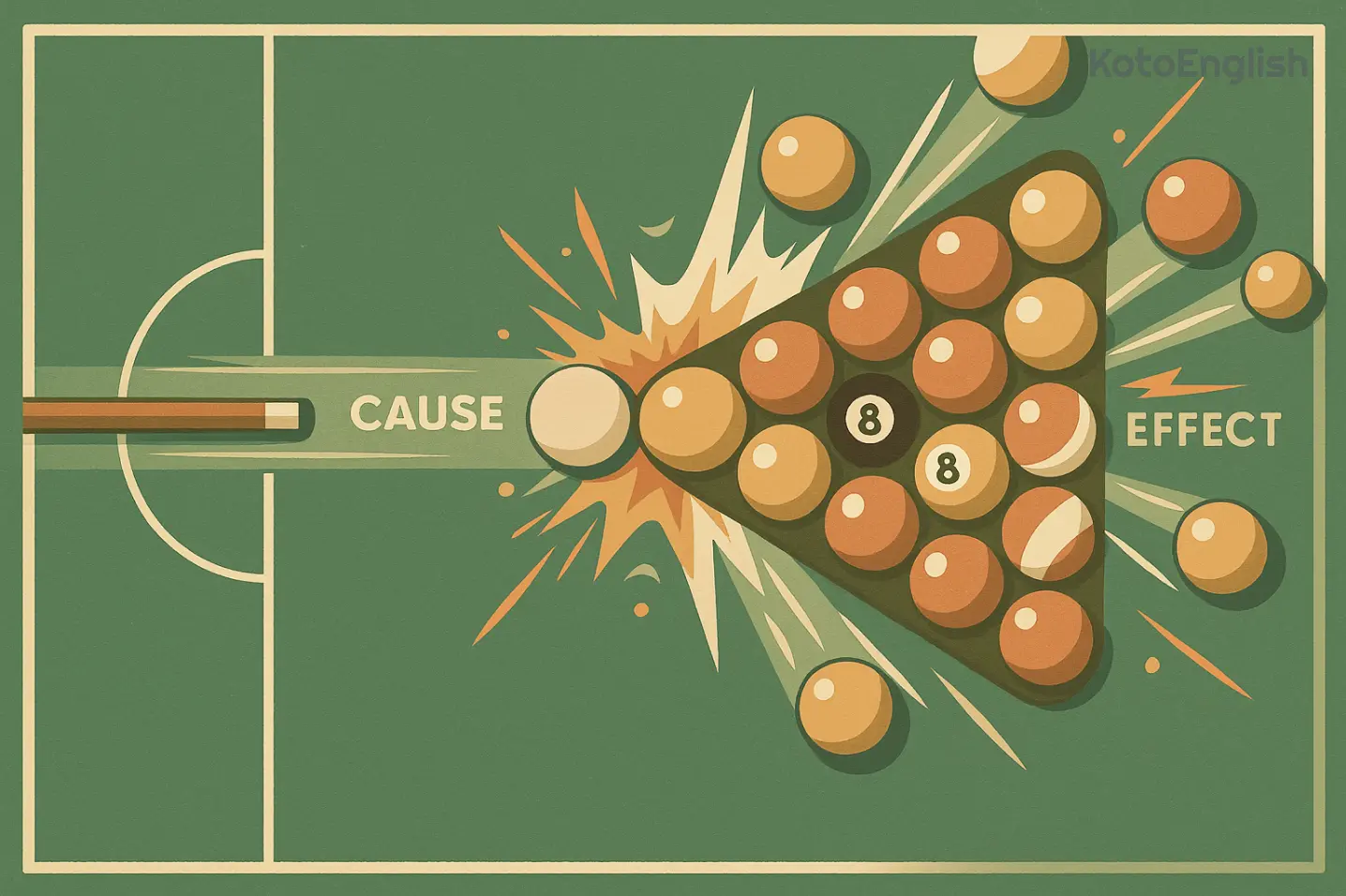 E for end result effect