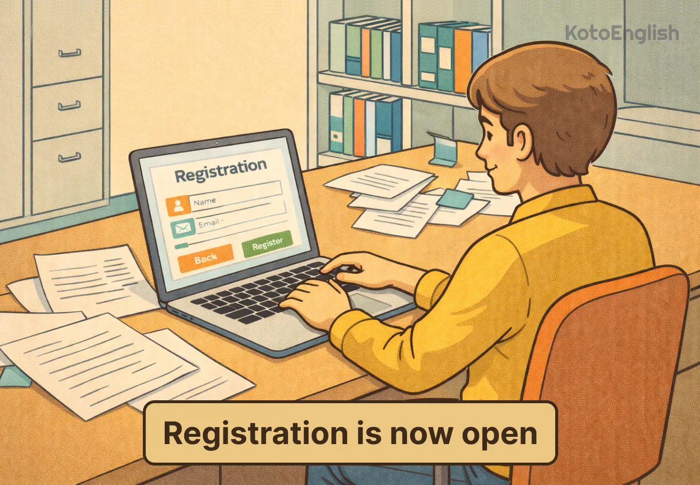 Registration Idioma