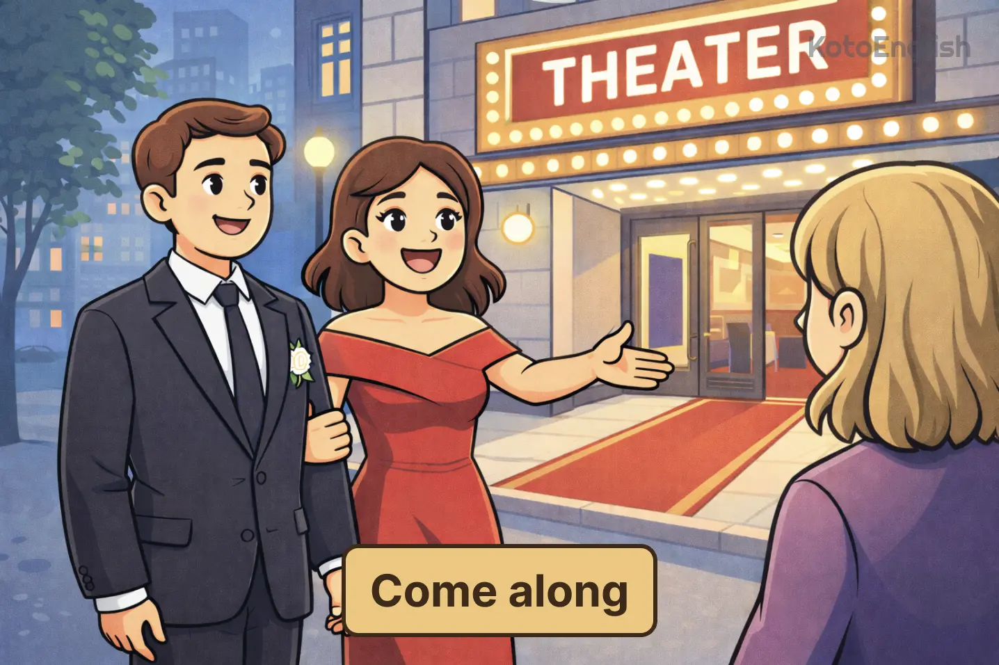 Phrasal Verb Come along