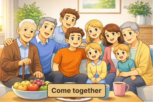 Phrasal Verb Come together 1