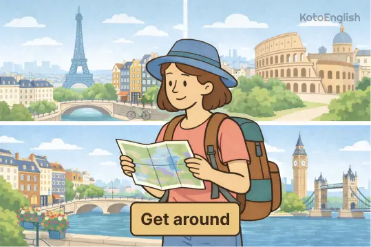 Phrasal Verb Get around 1