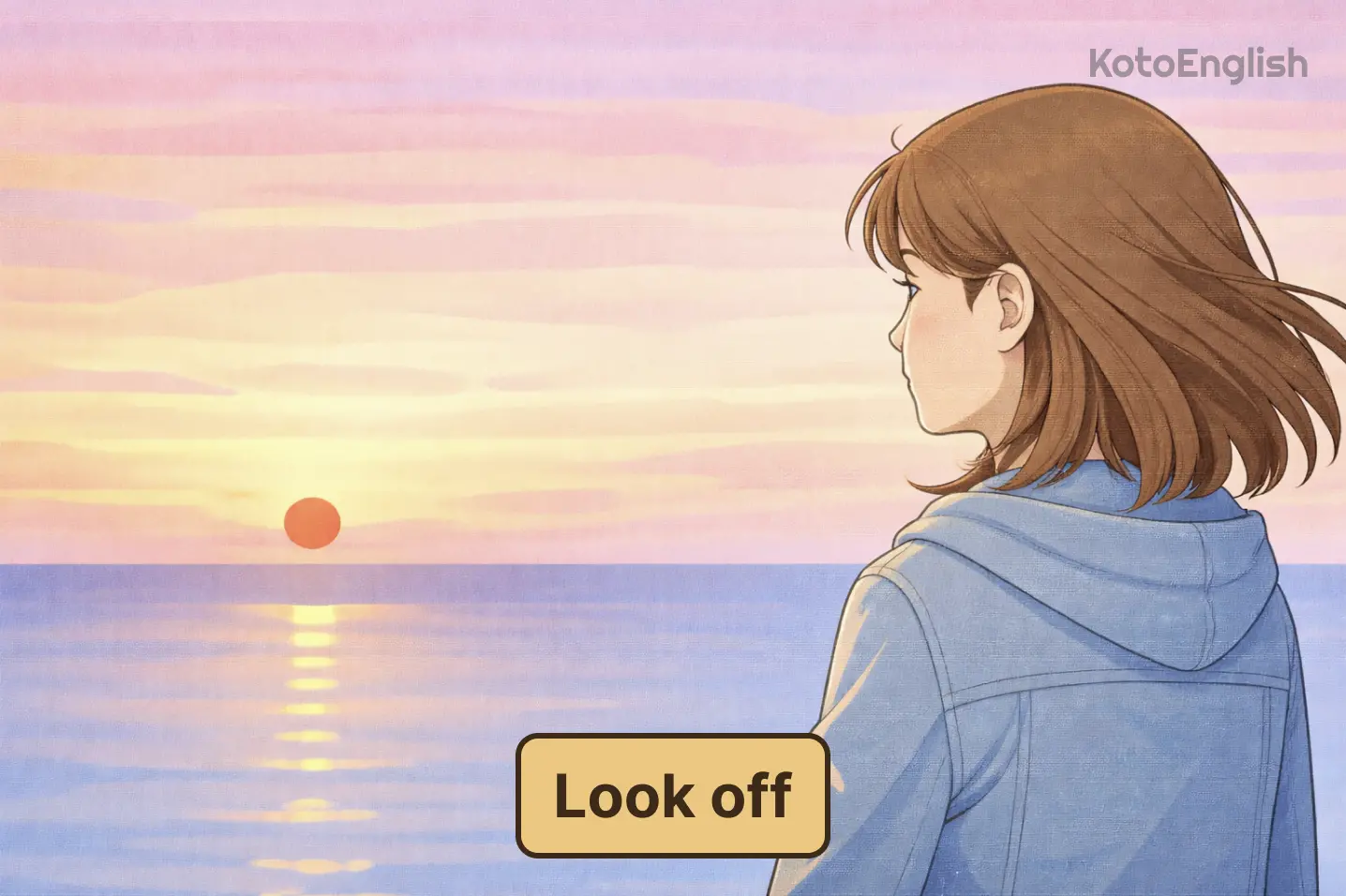 Phrasal Verb Look off