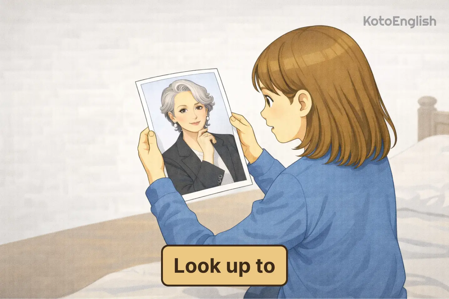 Phrasal Verb Look up to
