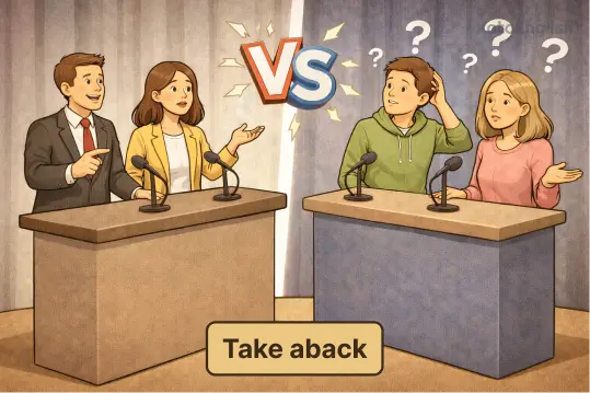 Phrasal Verb Take aback 1