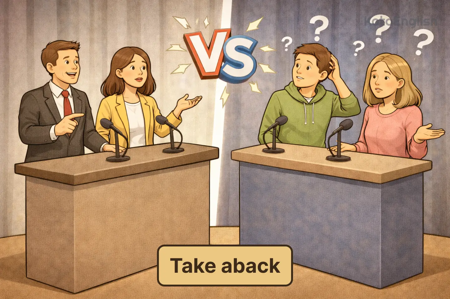 Phrasal Verb Take aback