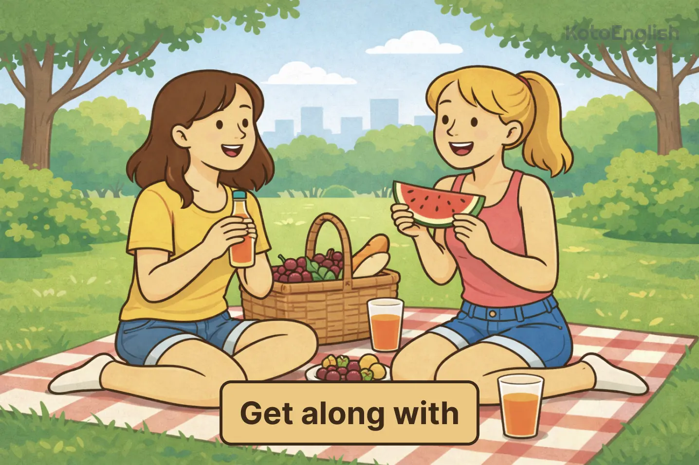 Phrasal Verbs Get along with