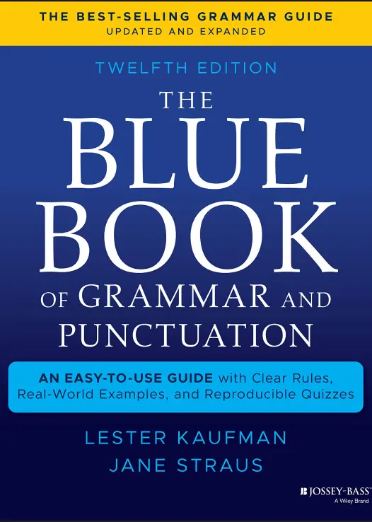 blue book of grammar and punctuation