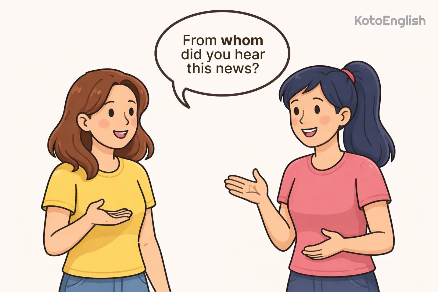 choose between who and whom