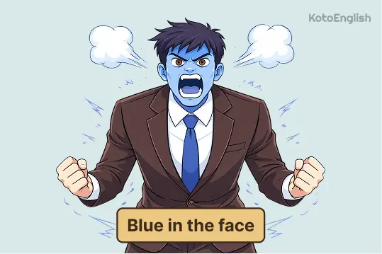 Blue in the face 1