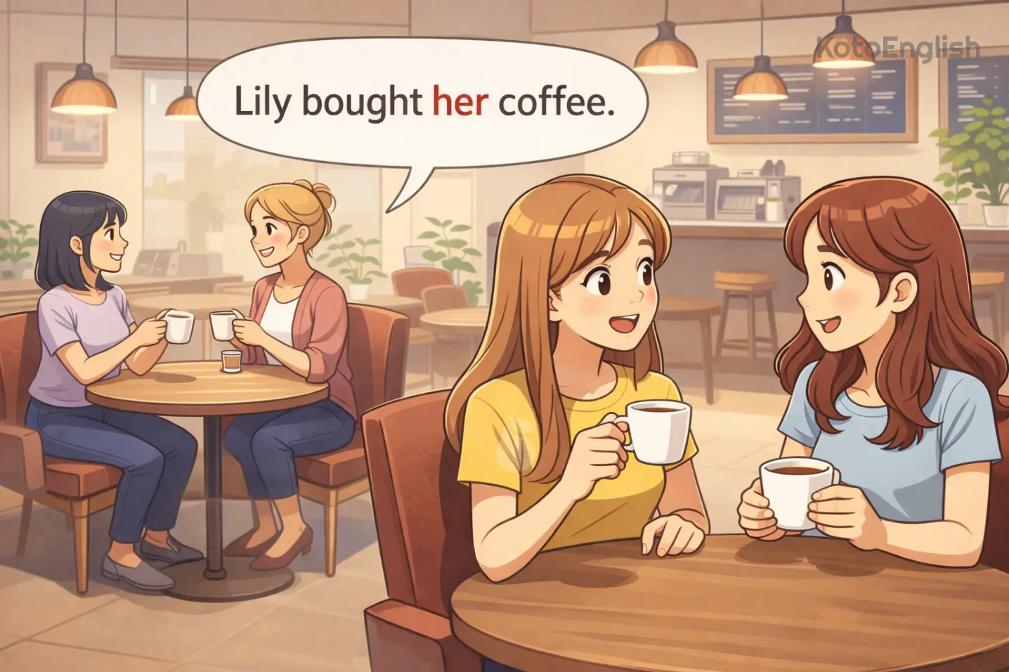 Indirect Object Pronouns example