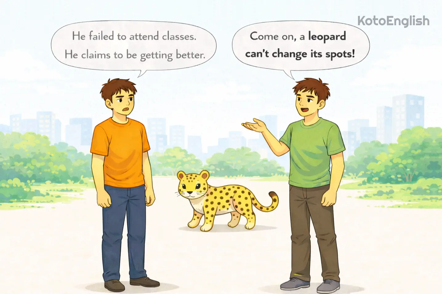 Leopard can’t change its spots