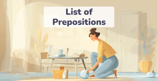 List of Prepositions in Englis 1