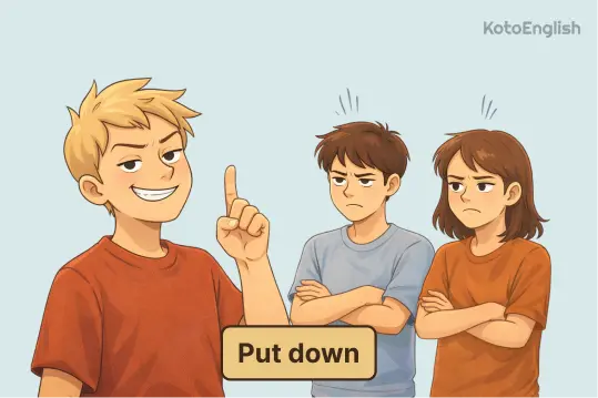 Phrasal Verb Put down 1