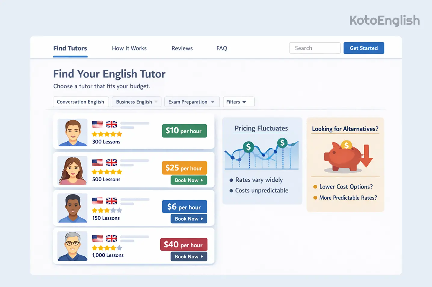 High tutor price variability
