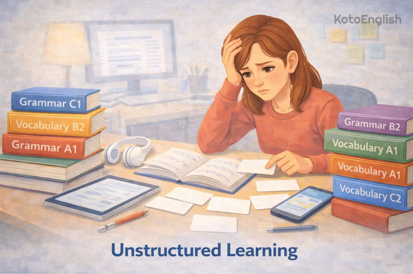 Lack of structured learning path