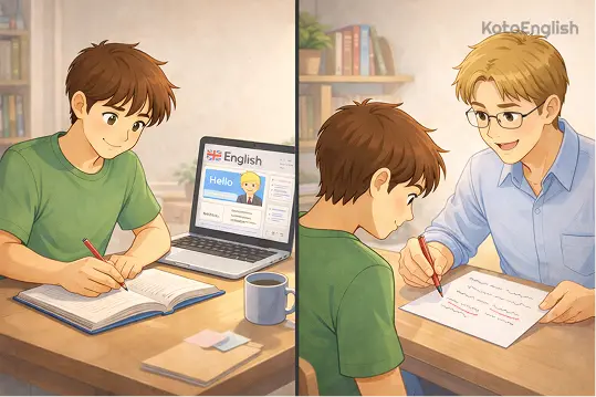 Self study vs Learning with teacher 1