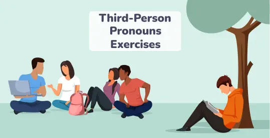 Third Person Pronouns Exercises 1