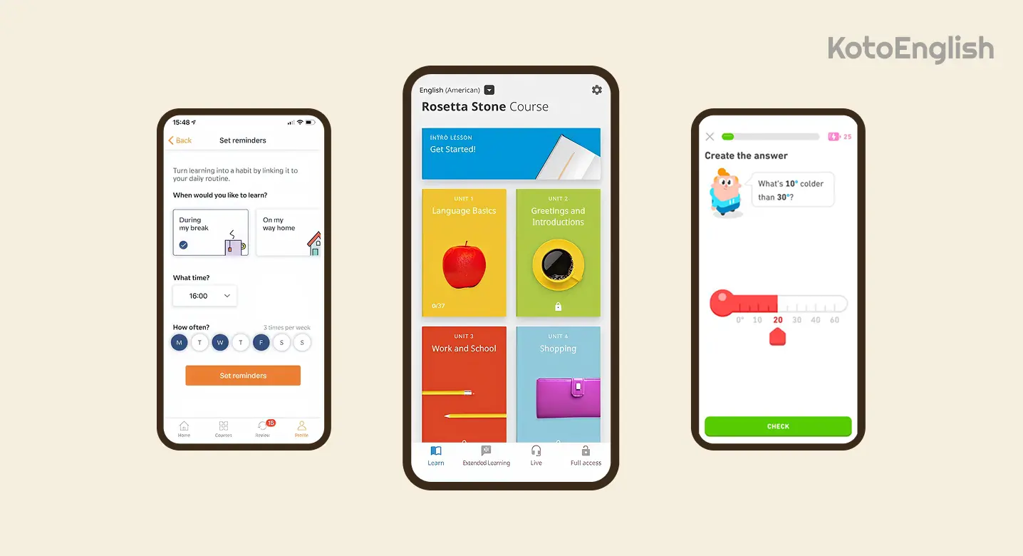 rosetta stone vs competitors