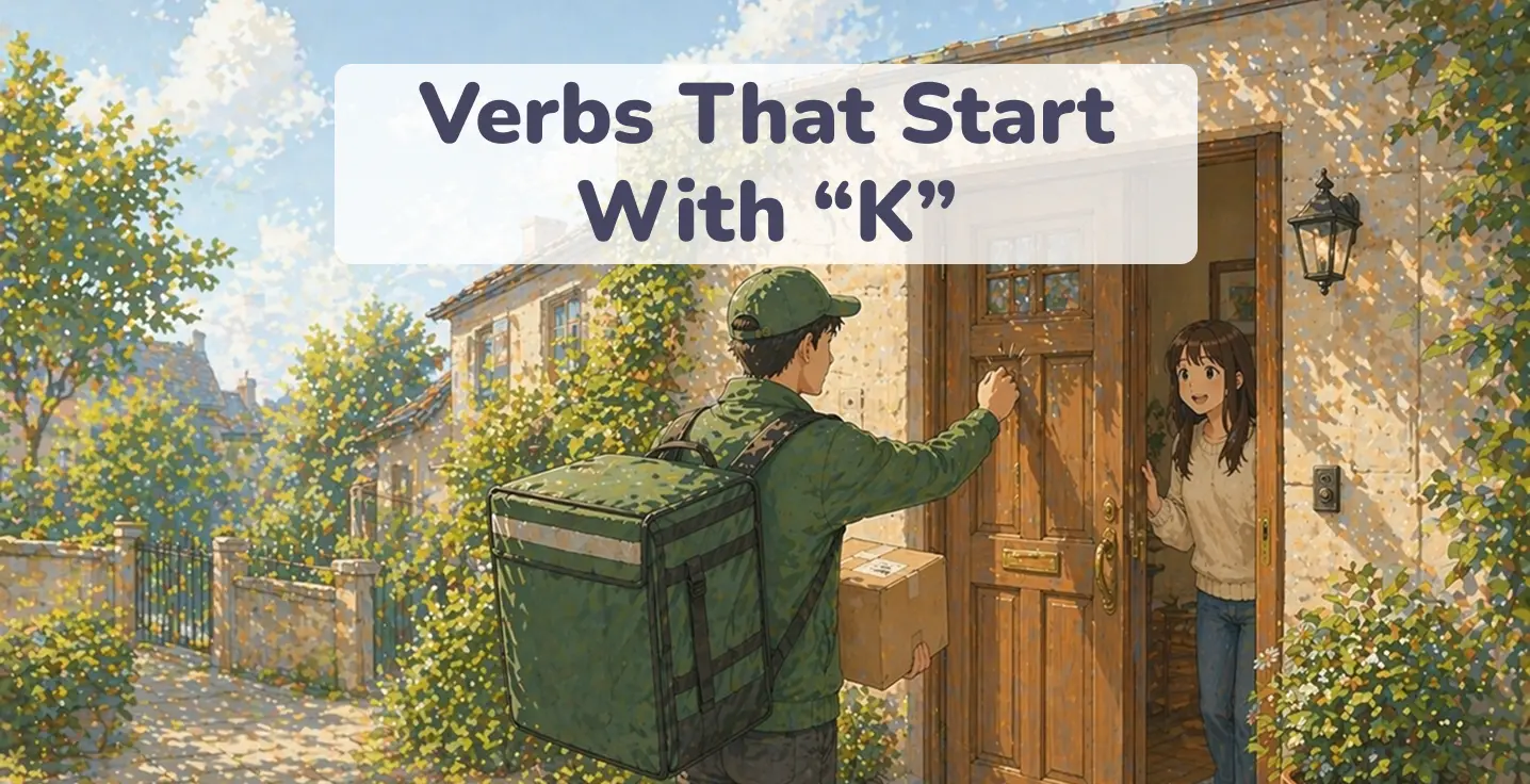 verbs that start with k 1 1