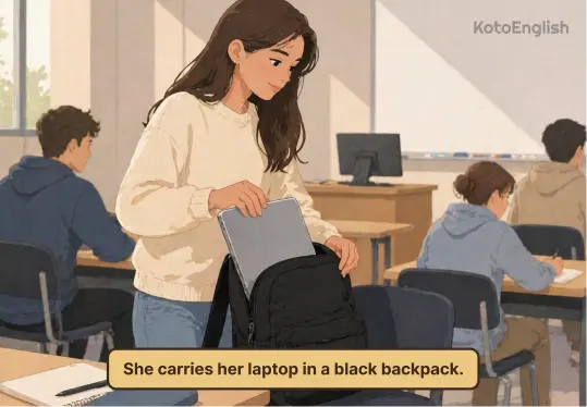 carry in a sentence 1