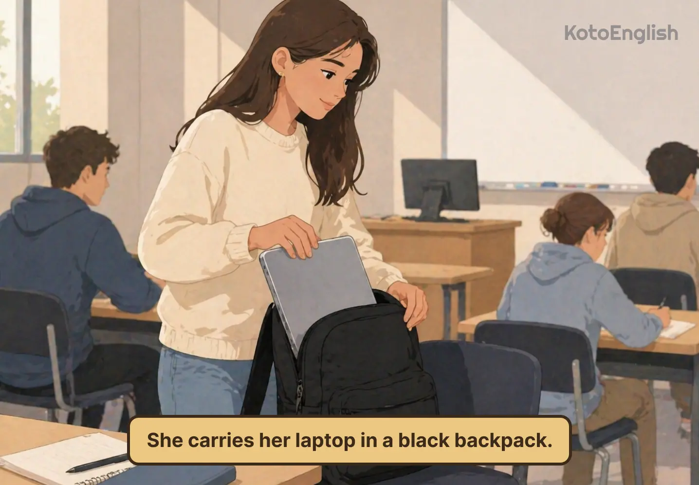 carry in a sentence