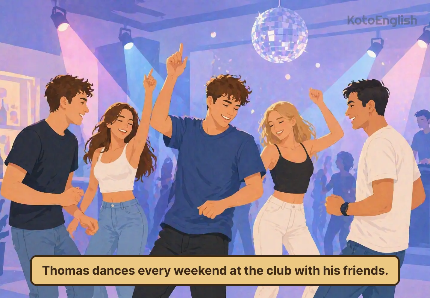dance in a sentence