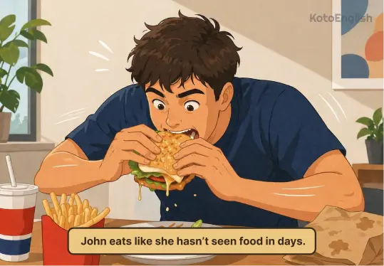 eat in a sentence 1