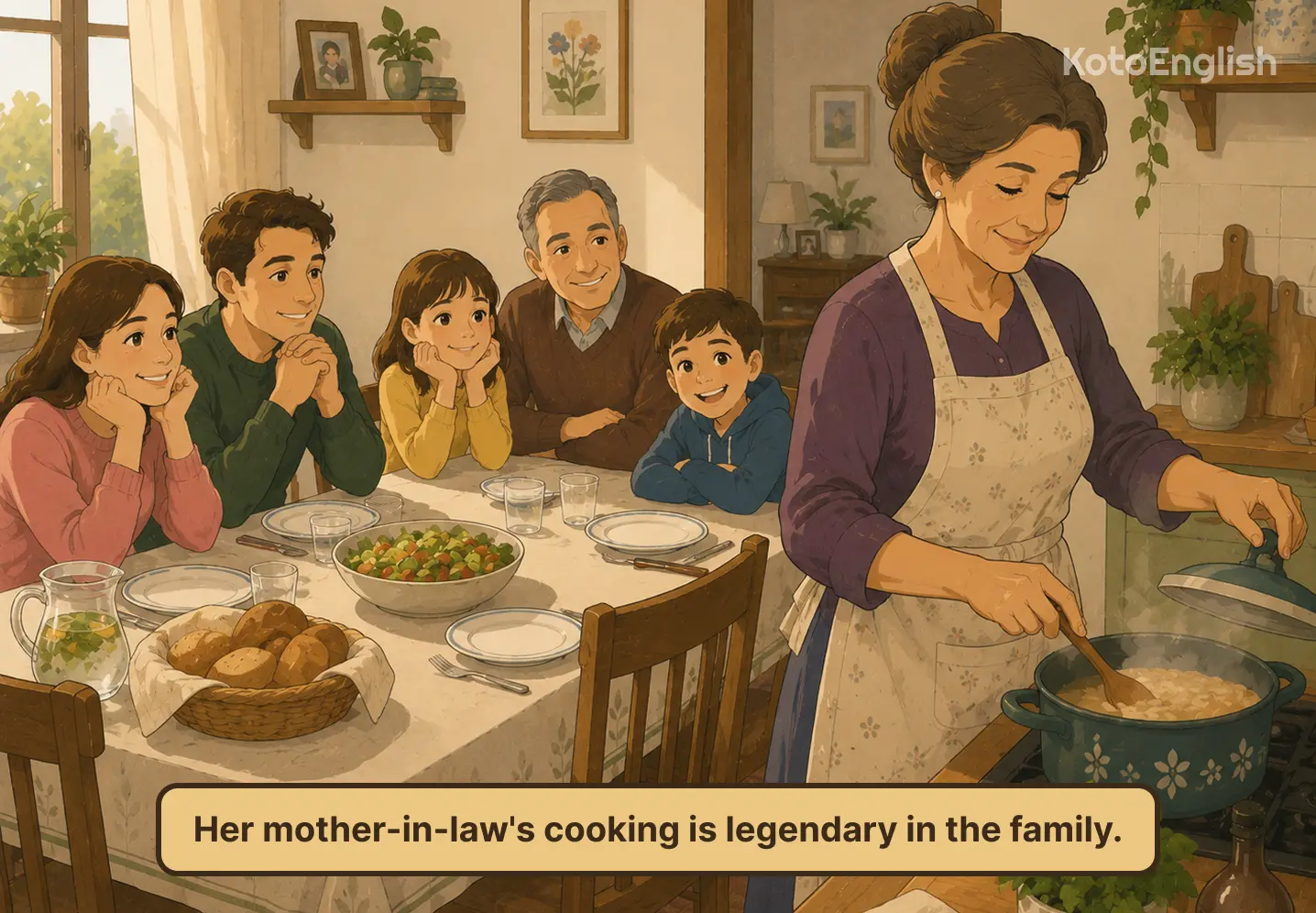 mother in law in a sentence