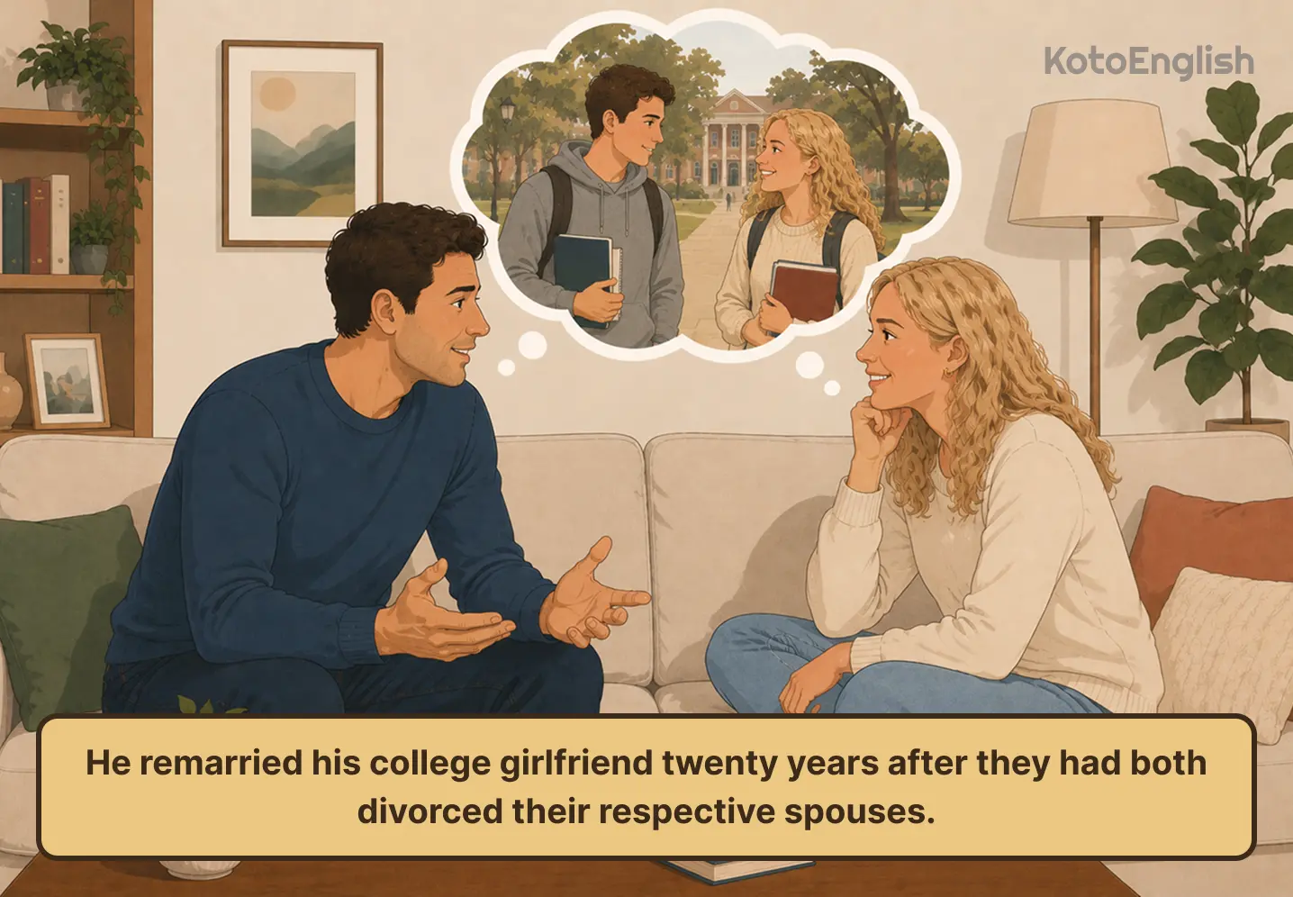 remarry in a sentence
