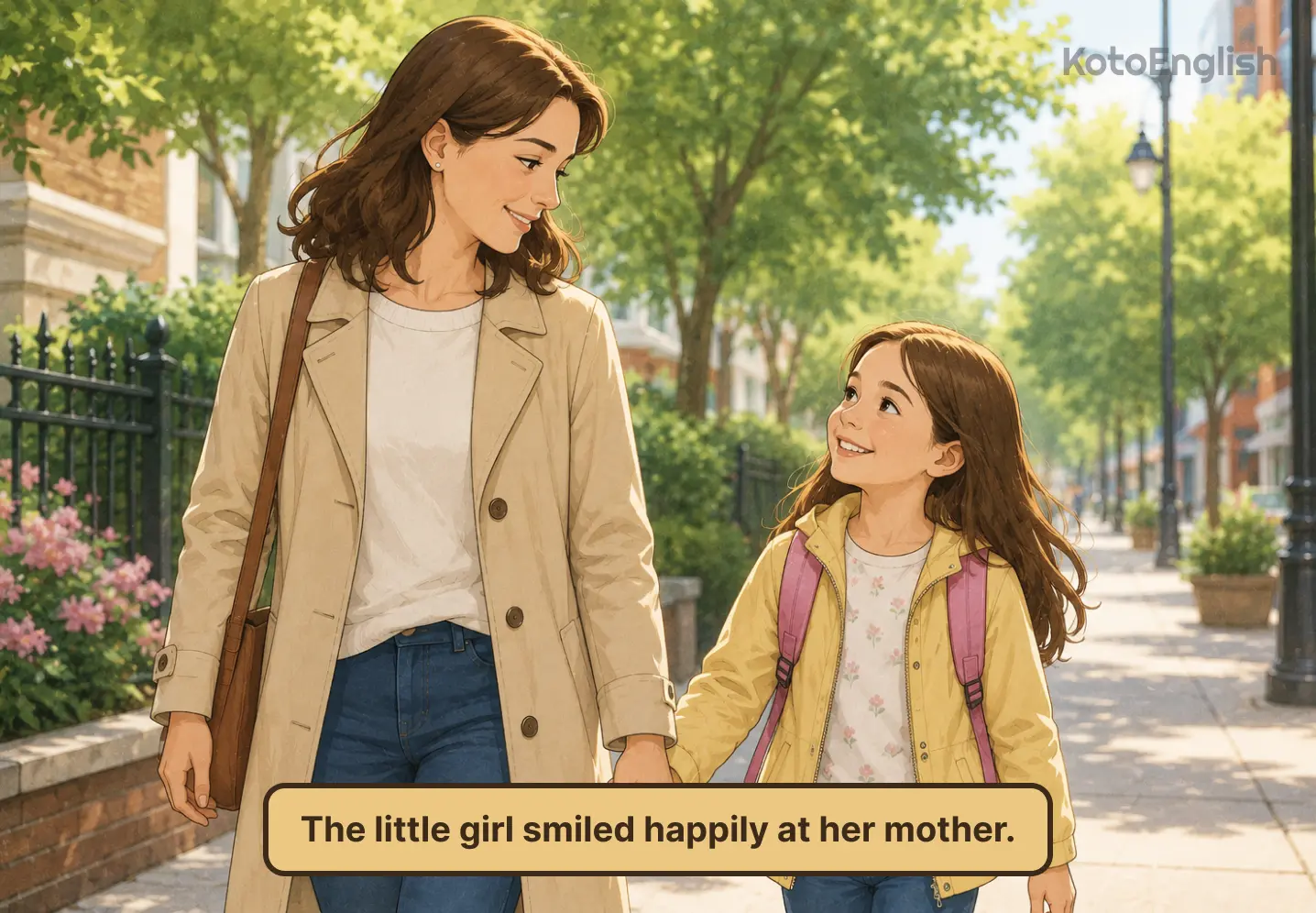 smile in a sentence
