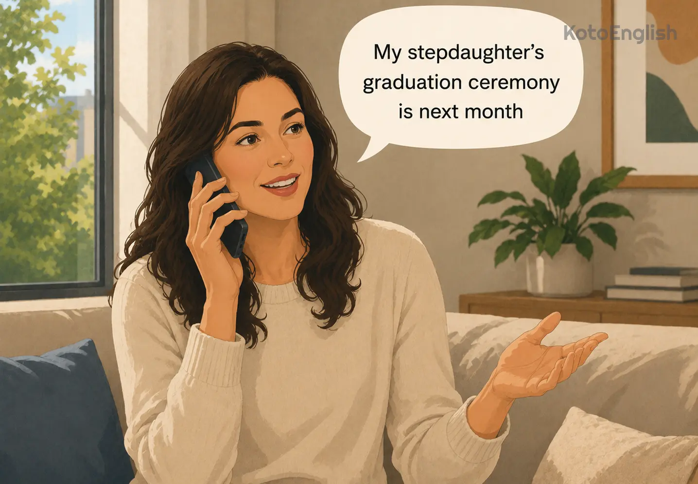 stepdaughter in a sentence