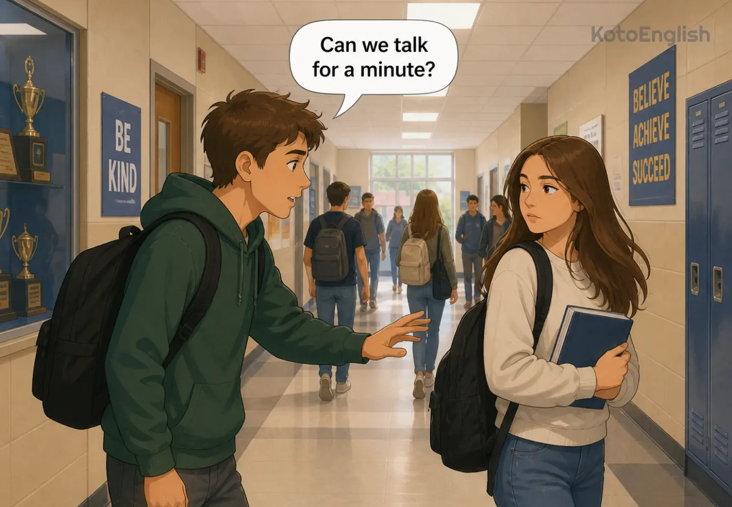 talk in a sentence