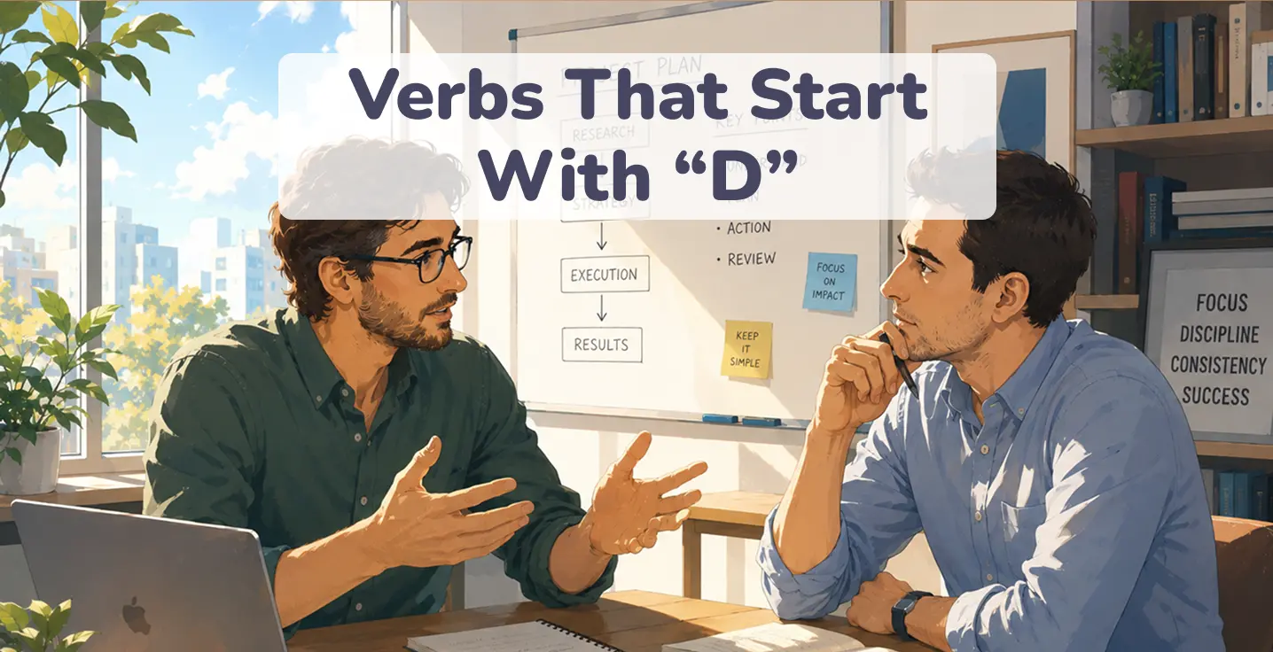 verbs that start with d