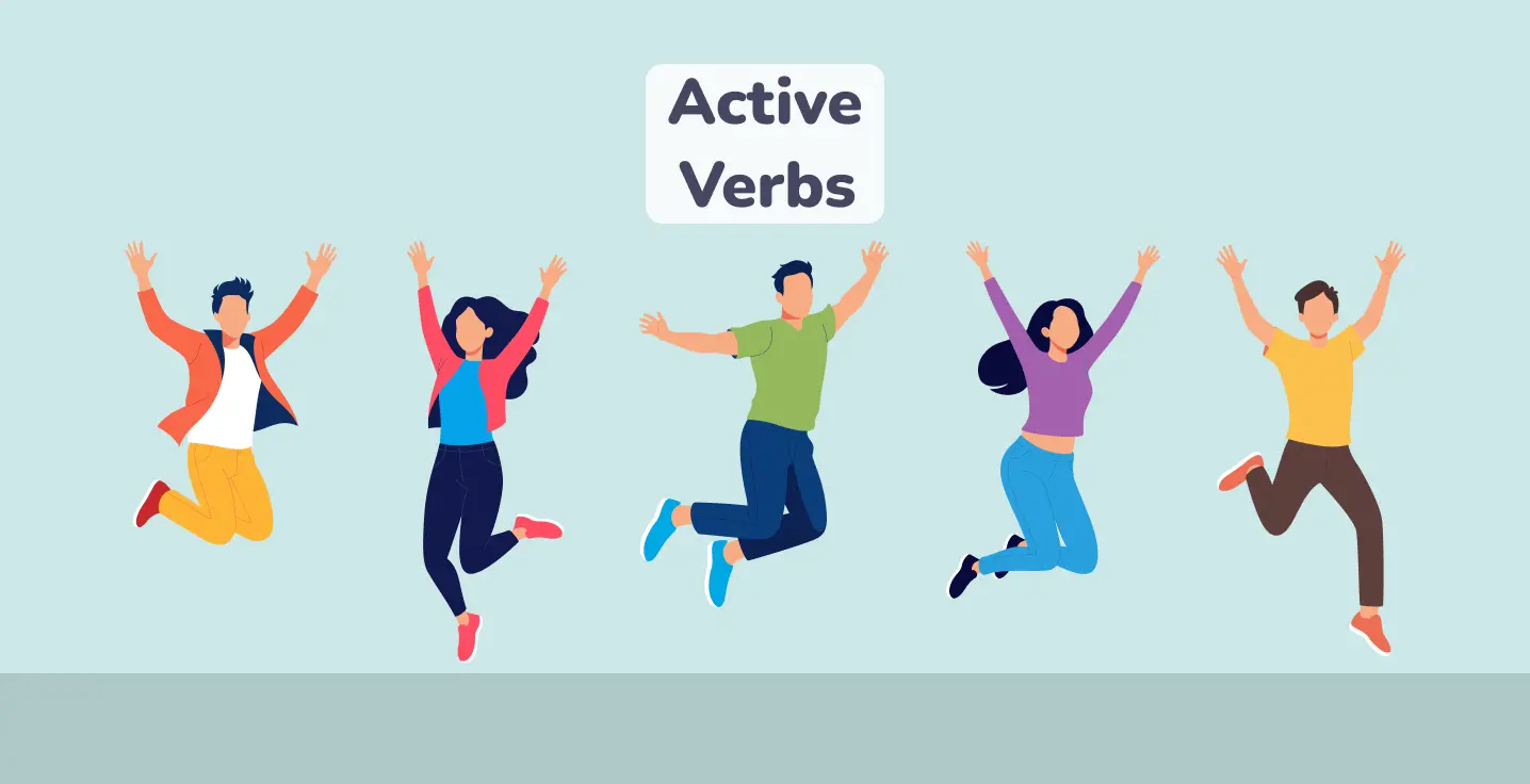 active verbs in english