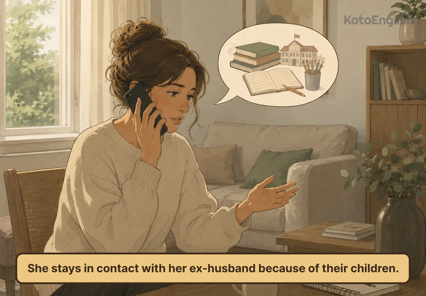ex husband in a sentence