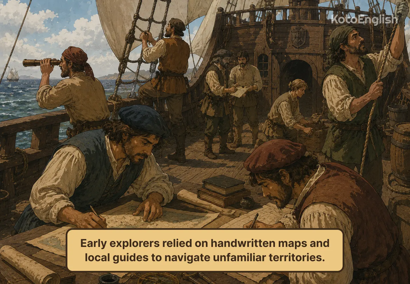 explorer in a sentence