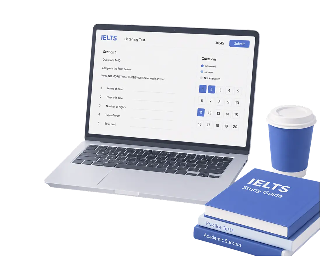 online ielts mock test simulator