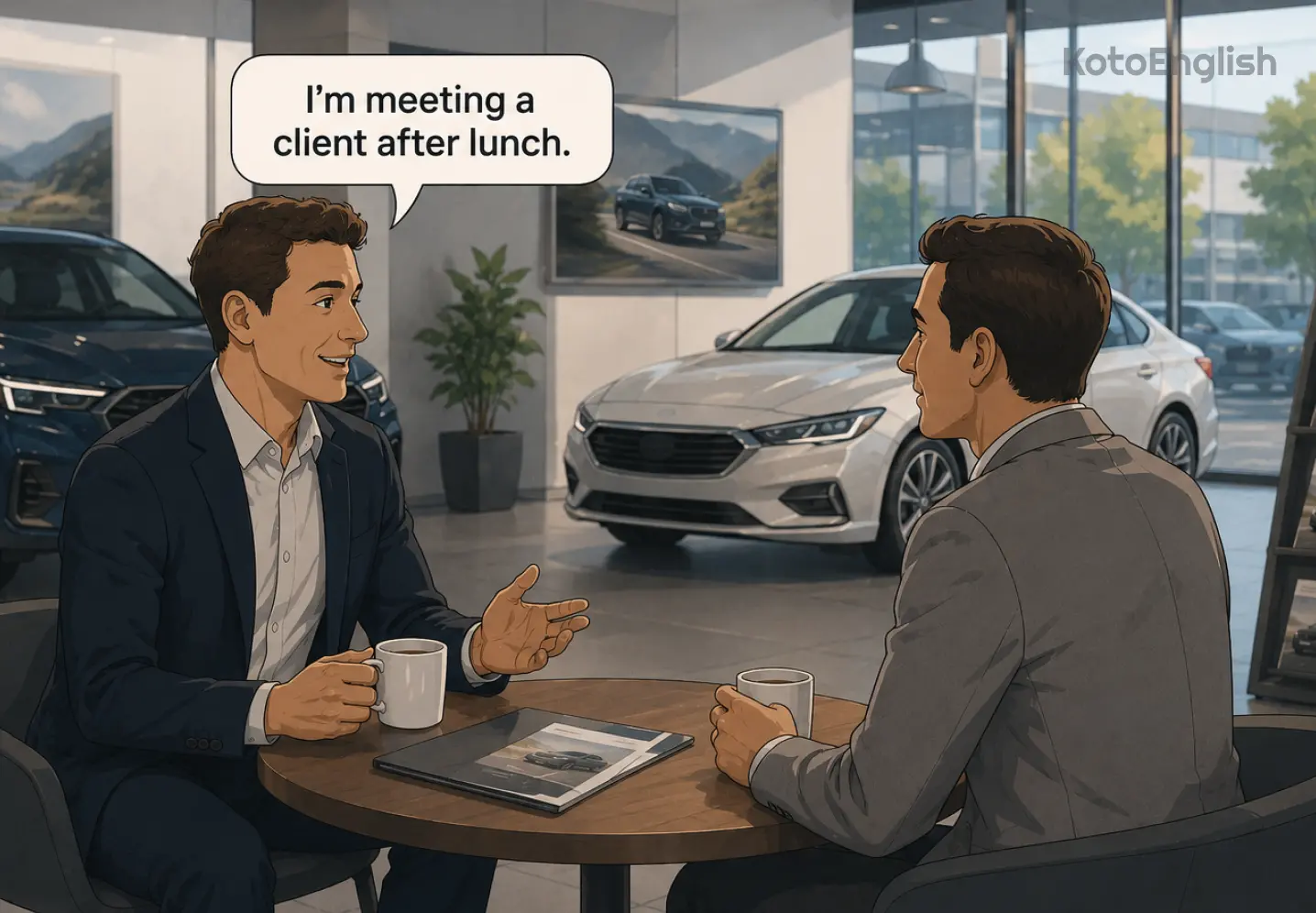 meet in a sentence