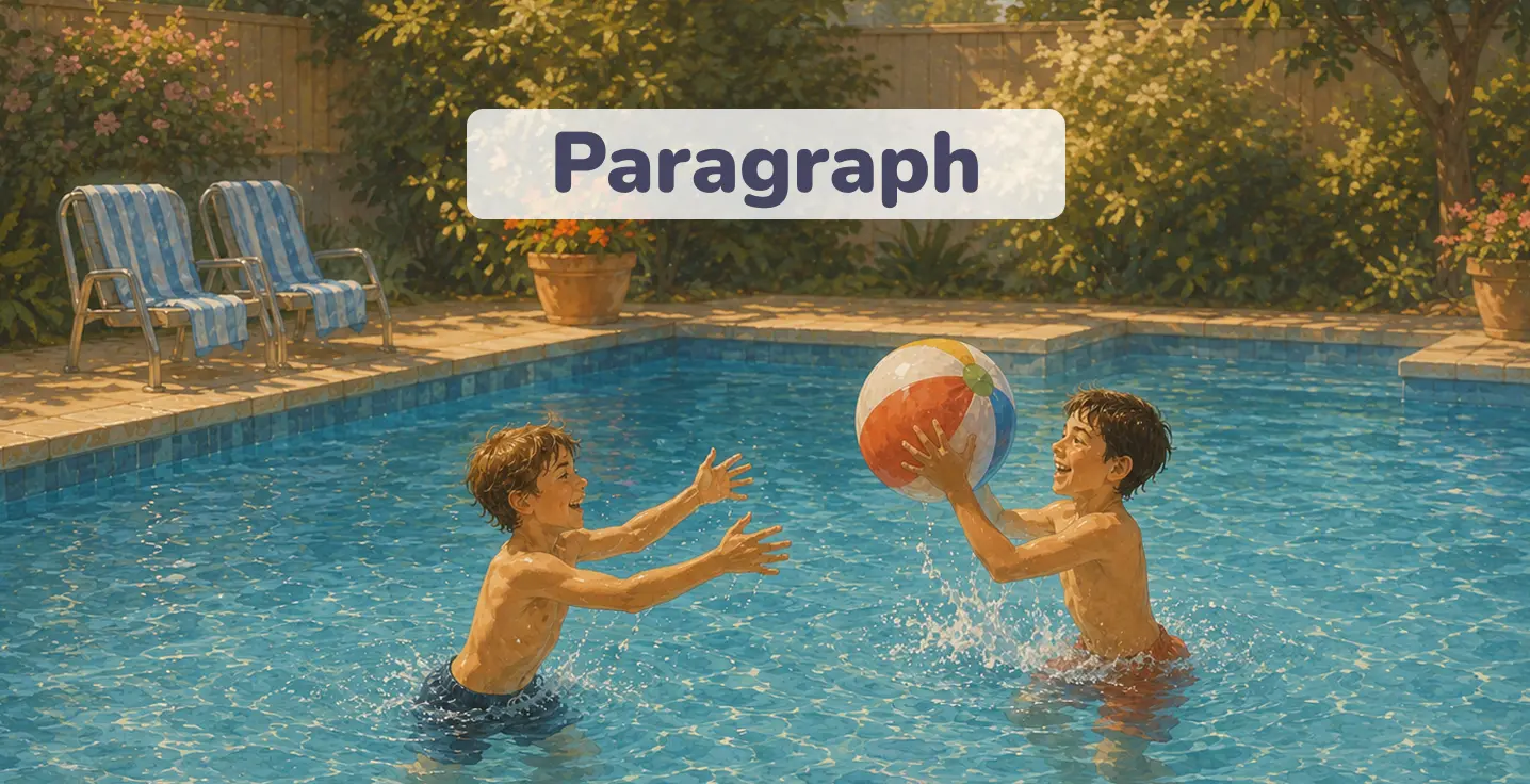 paragraph in english