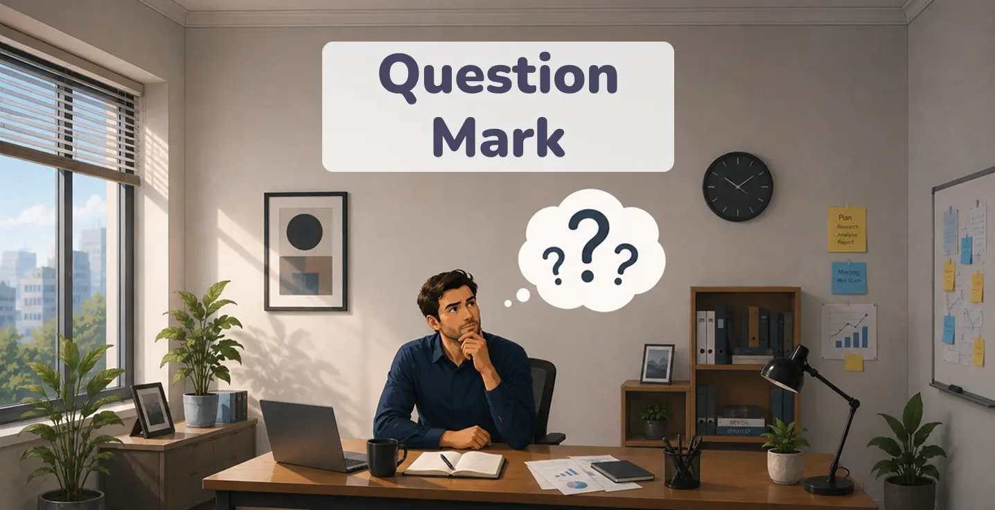 question mark