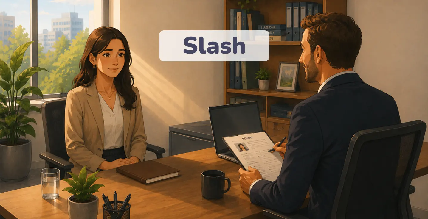 slash punctuation